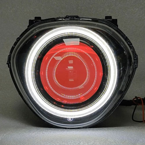 适用巧格i125plus大灯总成透镜