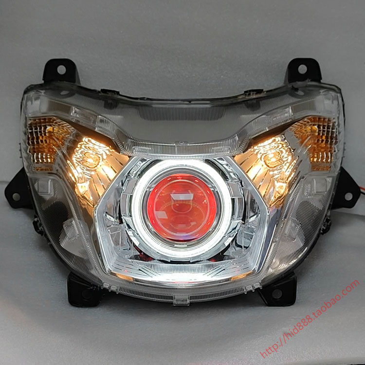 虎鲨VX125大灯总成改装LED透镜