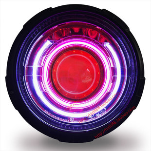 适用DL250大灯总成 摩托车改装海5 LED双光透镜  天使眼 恶魔眼