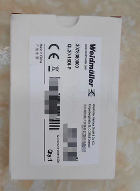 全新远程I/O模块QL20-16DI-P IP20数字信号输入16通道 3078380000