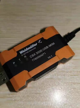 魏德米勒 USB接口编程设置参数电缆 CBX3000 USB-MINI 7760054271