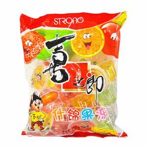 喜之郎8粒装果味果冻 120g袋装 果味型布丁 新日期