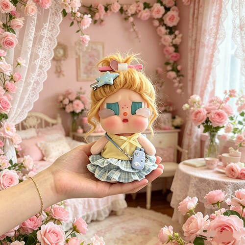 泡泡玛特crybaby哭娃挂件盲盒