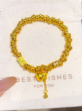 沙金葫芦纳福盘缠手链点钻跑环女