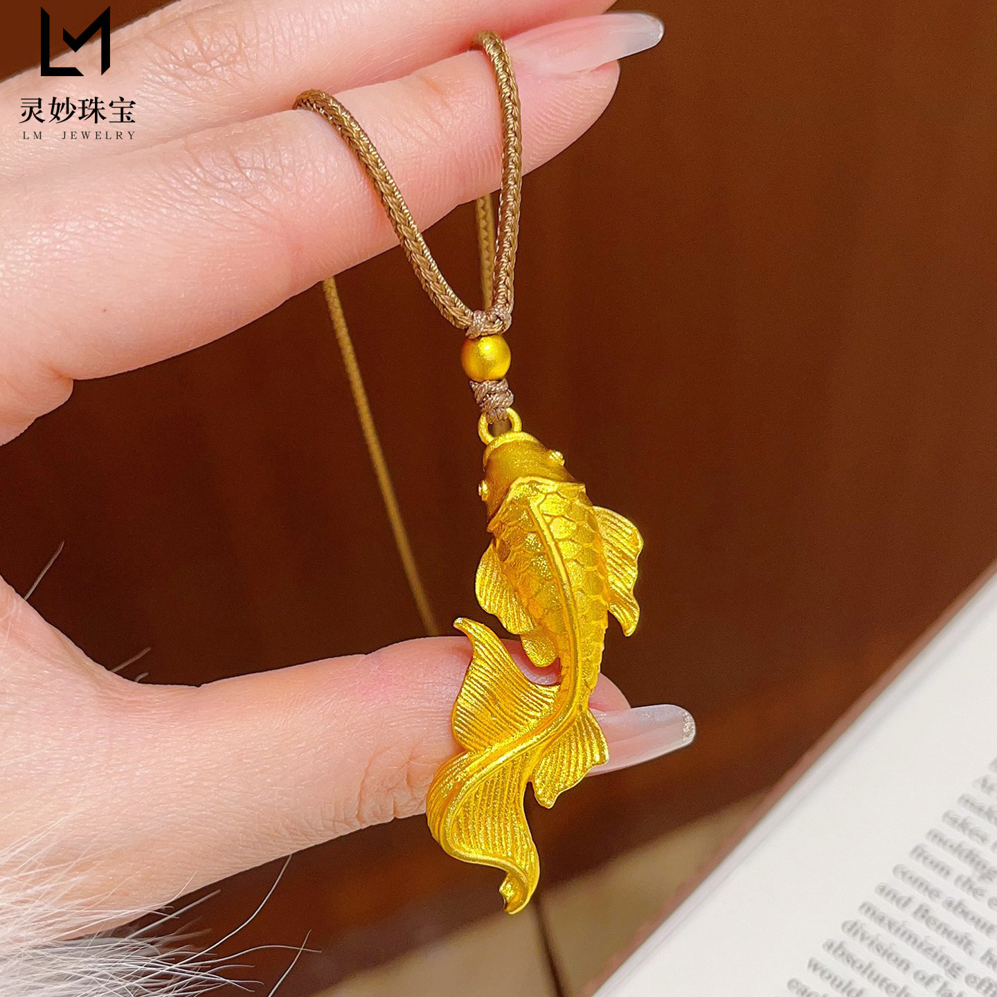 新中式古法沙金錾刻福泽锦鲤吊坠项链实心祥云鱼毛衣链送女友礼物,饰品/流行首饰/时尚饰品新,项坠/吊坠,淘宝优惠券,粉丝福利购,淘宝优惠卷