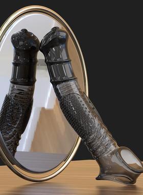 男用阴茎避孕狼牙套加粗加长情趣用品夫妻共振坐莲套大龟头安全套