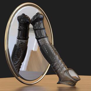 男用阴茎避孕狼牙套加粗加长情趣用品夫妻共振坐莲套大龟头安全套