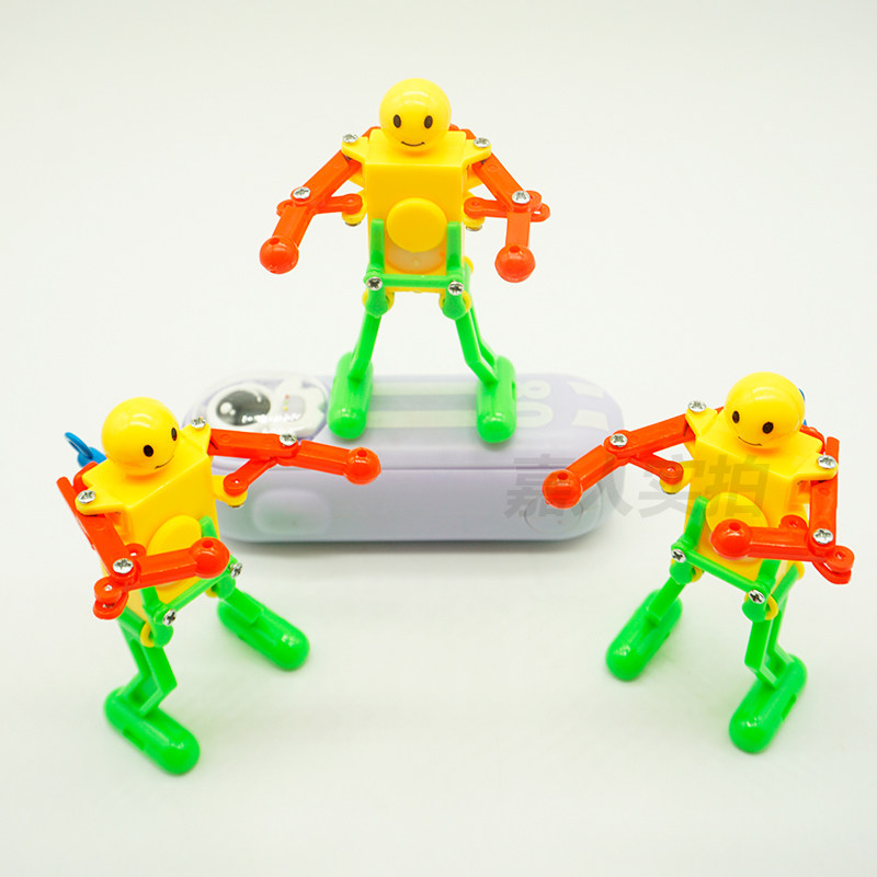 会跳舞机器人上链发条玩具怀旧