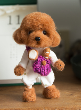 afterfly原创羊毛毡手工制作摆件