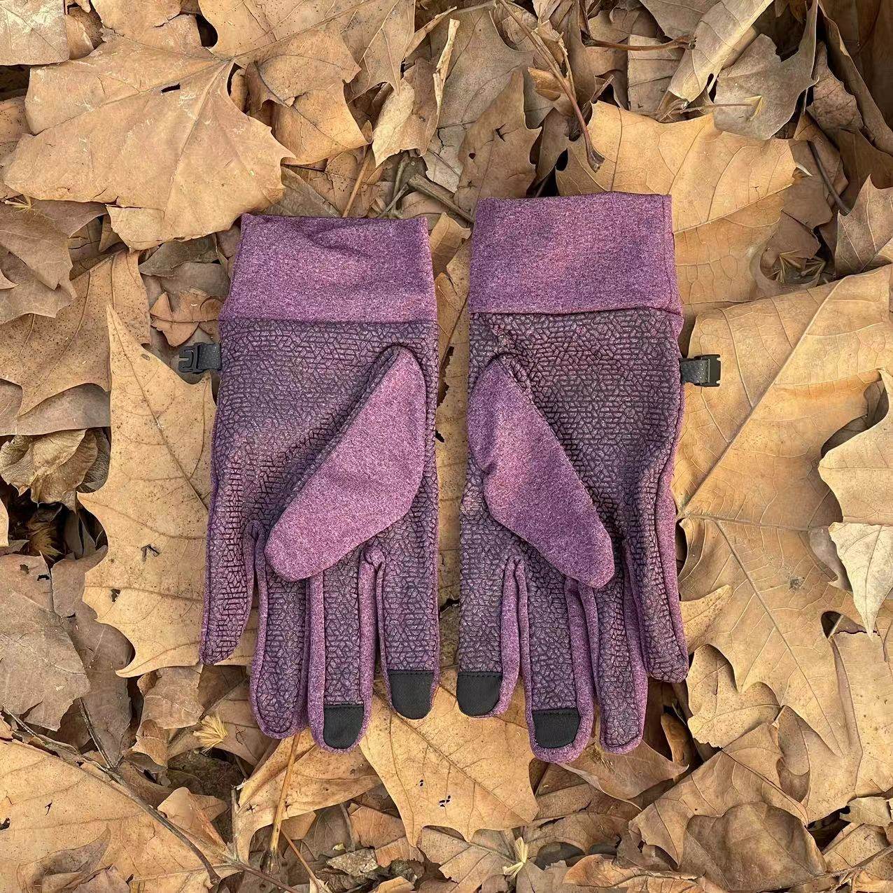 德国鹤牌女子触屏超薄透气柔软户外骑士四季防护自行车全分指手套