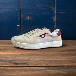 2025新款男鞋真皮复古德训鞋厚底柔软休闲鞋百搭透气板鞋缝线布鞋