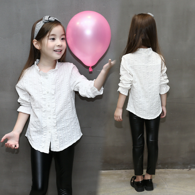 Chemise fille à manche longue - Ref 2084747 Image 1