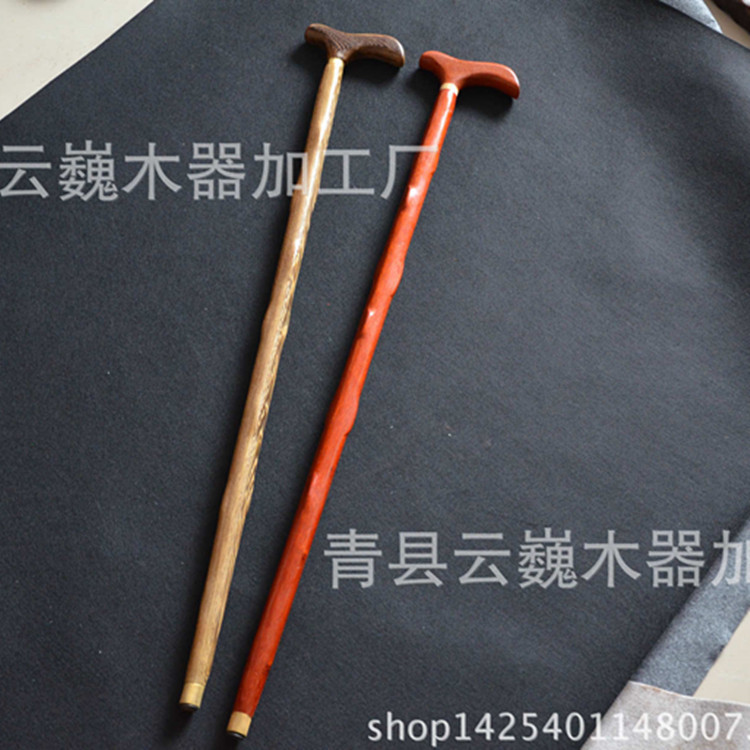 鸡翅木拐杖手杖登山杖红花梨木质厂家