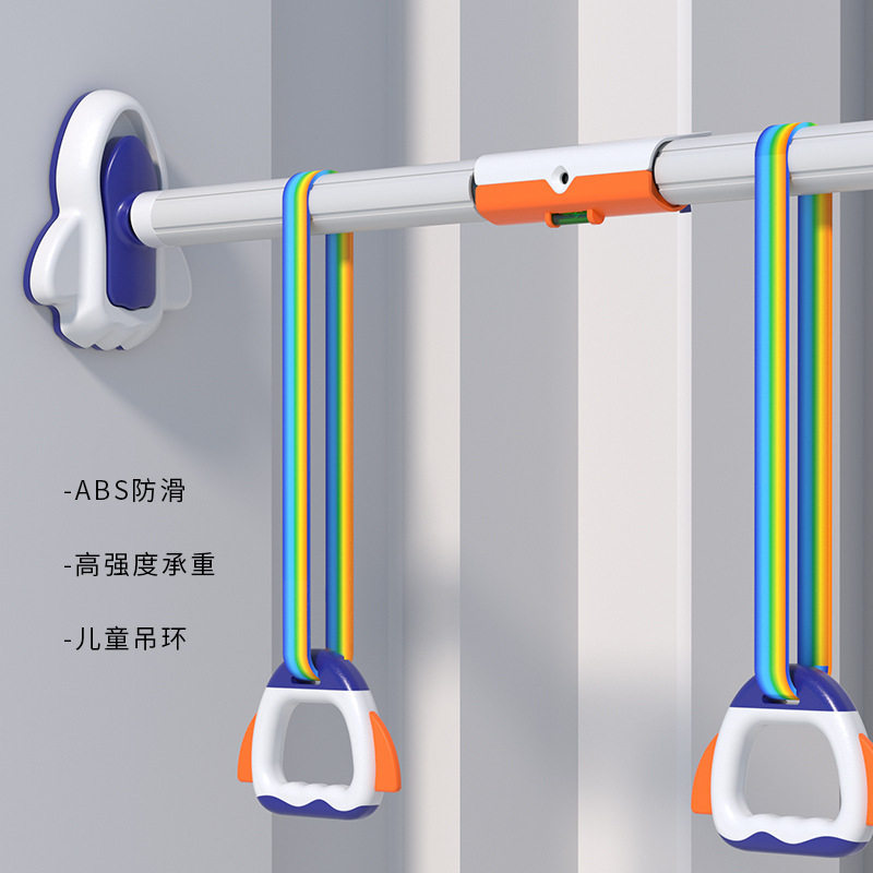 门上单杠家用室内儿童免打孔墙体引体向上器小孩单杆家庭健身器材