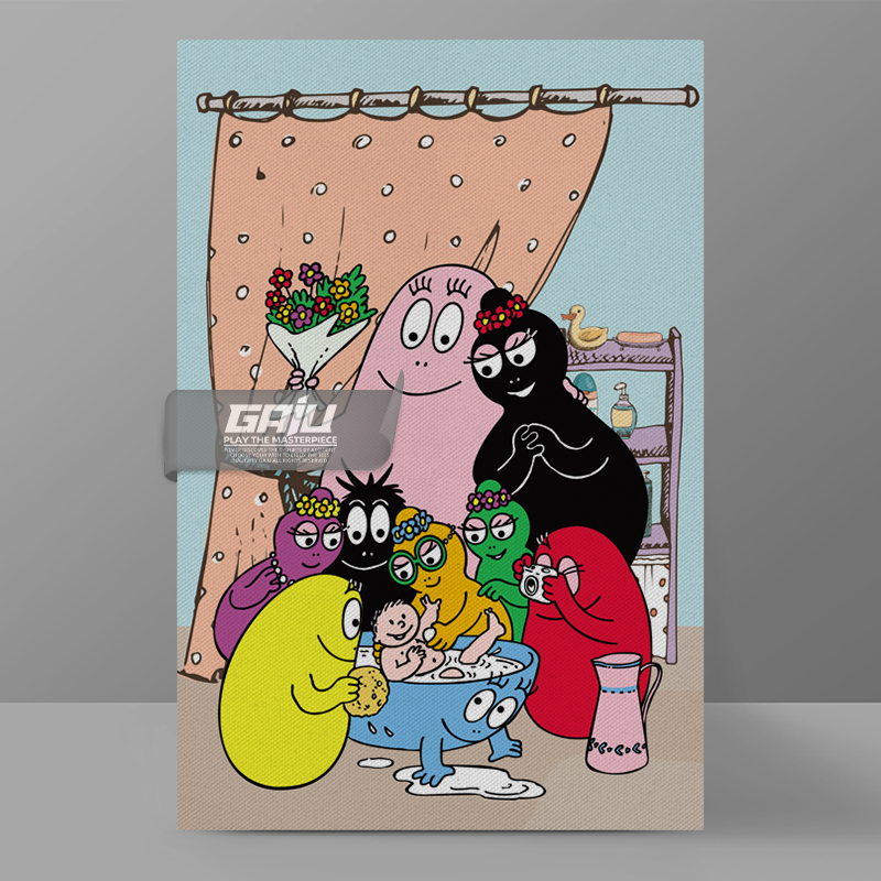 巴巴爸爸原创收藏装饰画