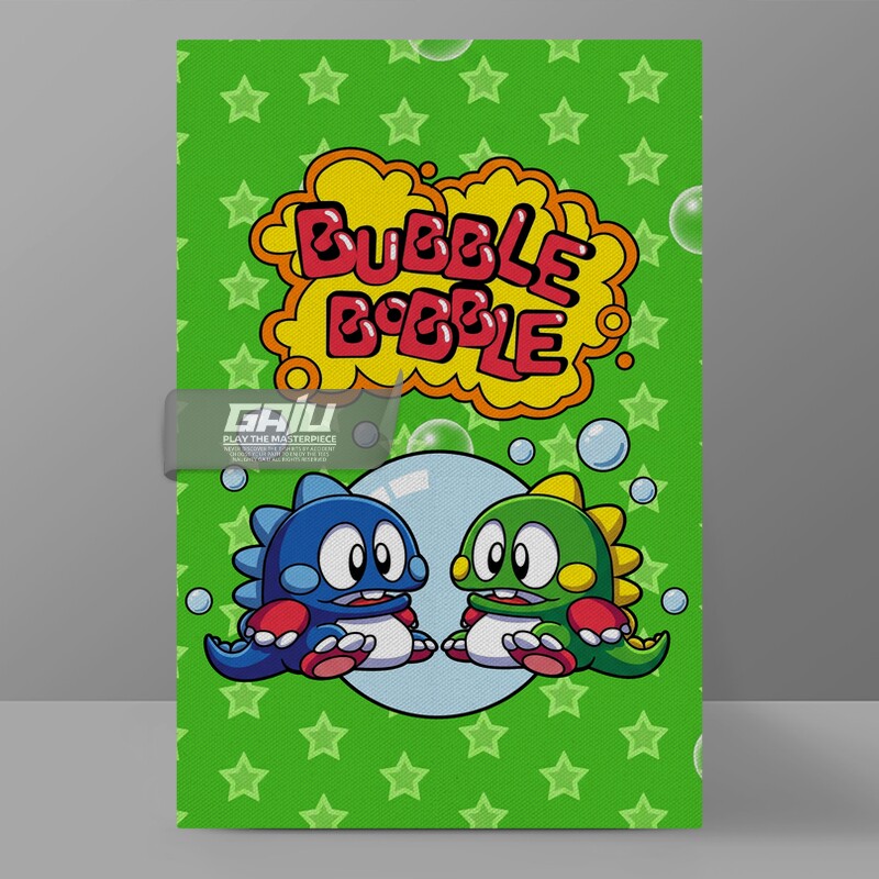 泡泡龙装饰画Bubble Bobble巴波龙NES红白机FC游戏潮牌电竞挂画