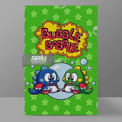 泡泡龙装饰画Bubble Bobble巴波龙NES红白机FC游戏潮牌电竞挂画