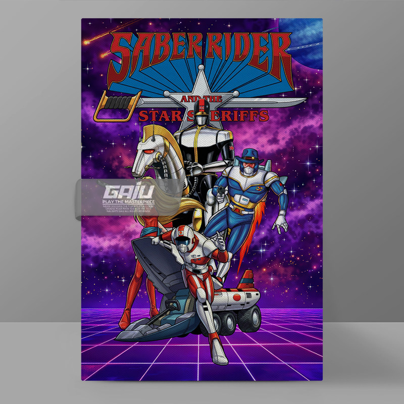 战刀骑士装饰画星铳士俾斯麦Bismark壁画星空铁卫宇宙奇兵挂画