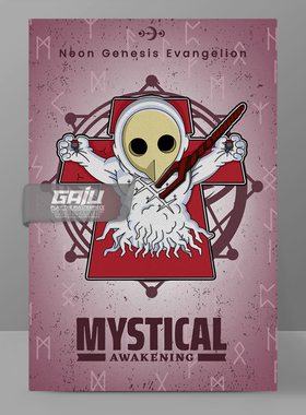 新世纪福音战士装饰画Evangelion墙画EVA壁画Q版原创高清收藏挂画