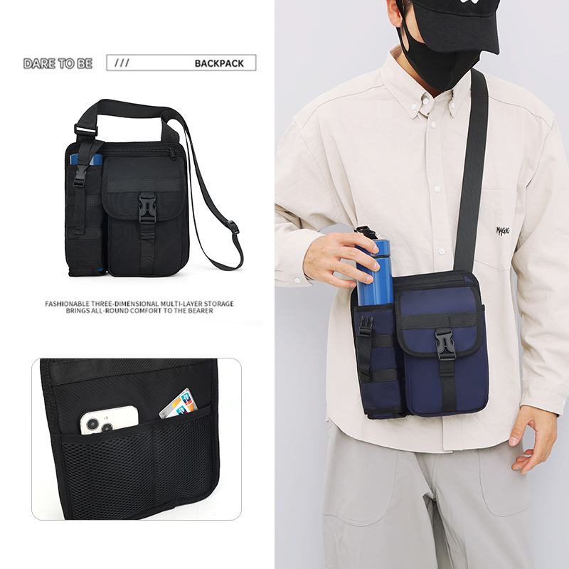 单肩斜跨户外休闲旅游多功能包