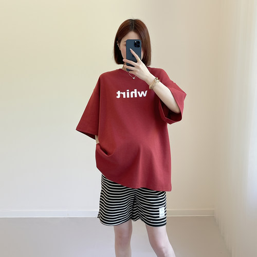 HOTMOM纯棉宽松高级T恤