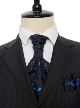 港英式新风尚男士礼服领带 宽领带领结爱斯科方便式领巾 A-1112