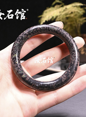 天然玉石手镯高端纯手工制作梅花玉手镯玉镯子送礼佳品老料复古