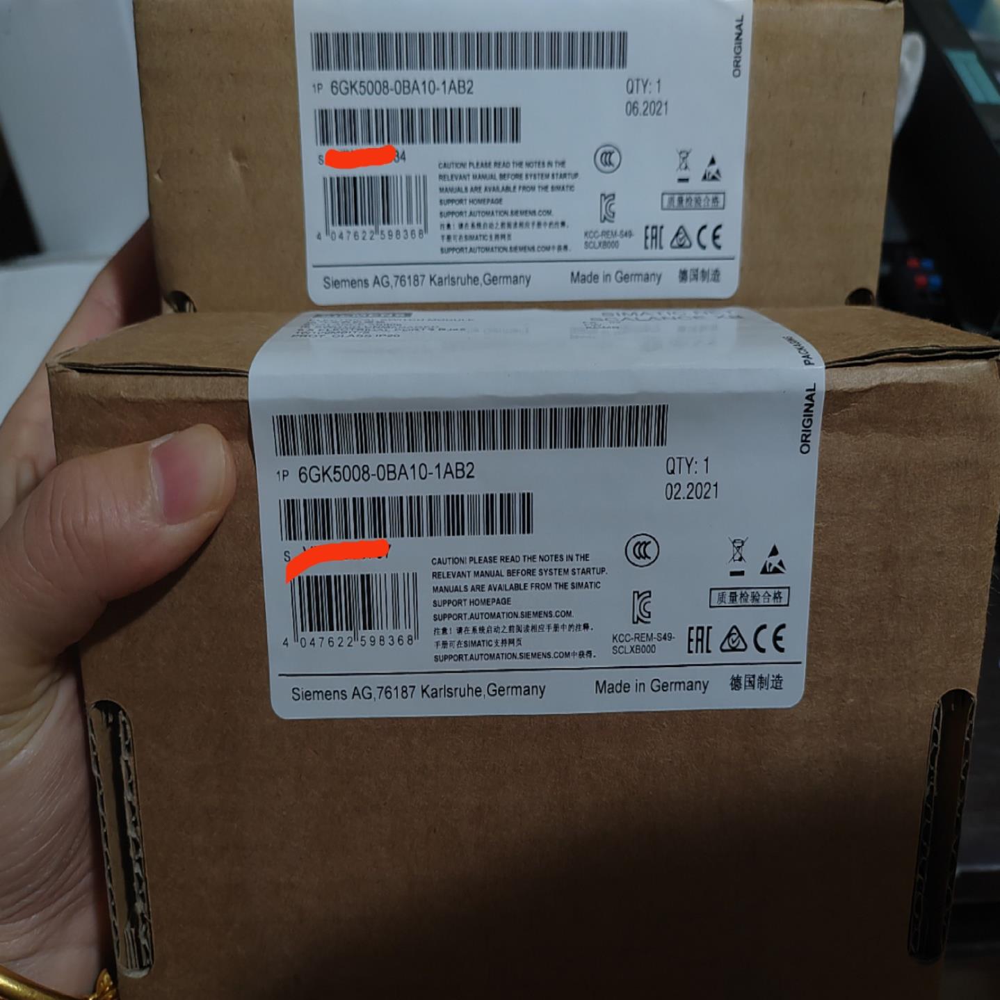 6GK5008-0BA10-1AB2实物拍摄顺丰包邮(念奴配件）