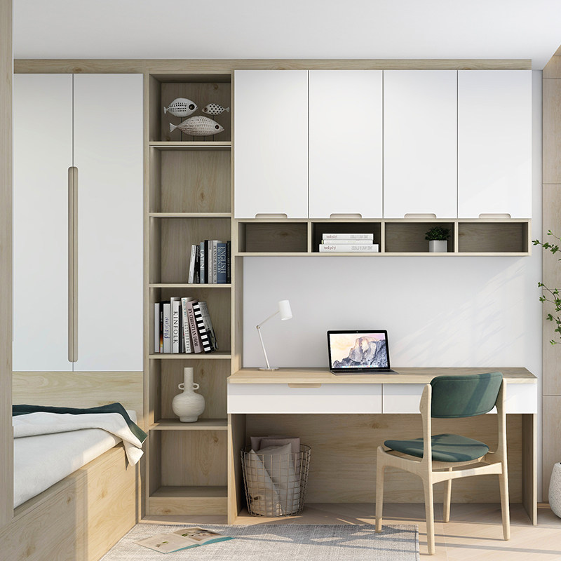 顾家家居定制书柜定制衣柜全屋