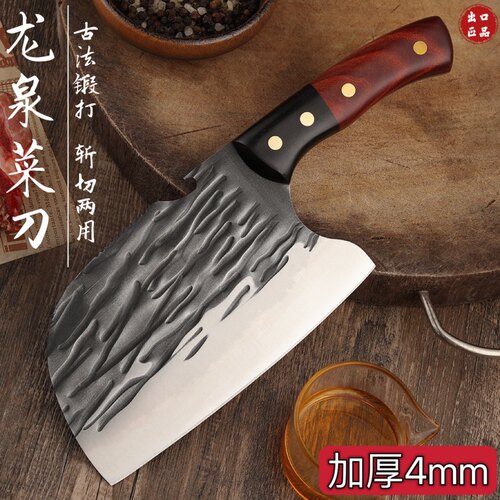 龙泉古法锻打二次开刃