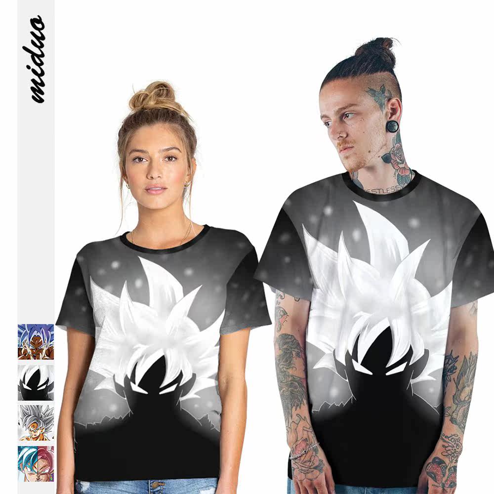 Dragon ball digital print T shirt couple size sport shirtin the Men's clothing, Trousers  category - from Buy2taobao.com to provide professional Taobao agent buy service