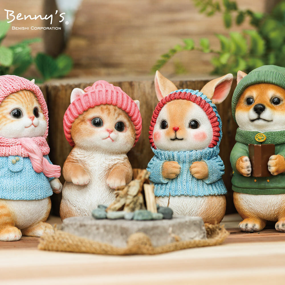 日本Benny's仿真模型礼品客厅庭院装饰景观氛围高颜值猫咪小摆件,家居饰品,3D模型摆件,淘宝优惠券,粉丝福利购,淘宝优惠卷
