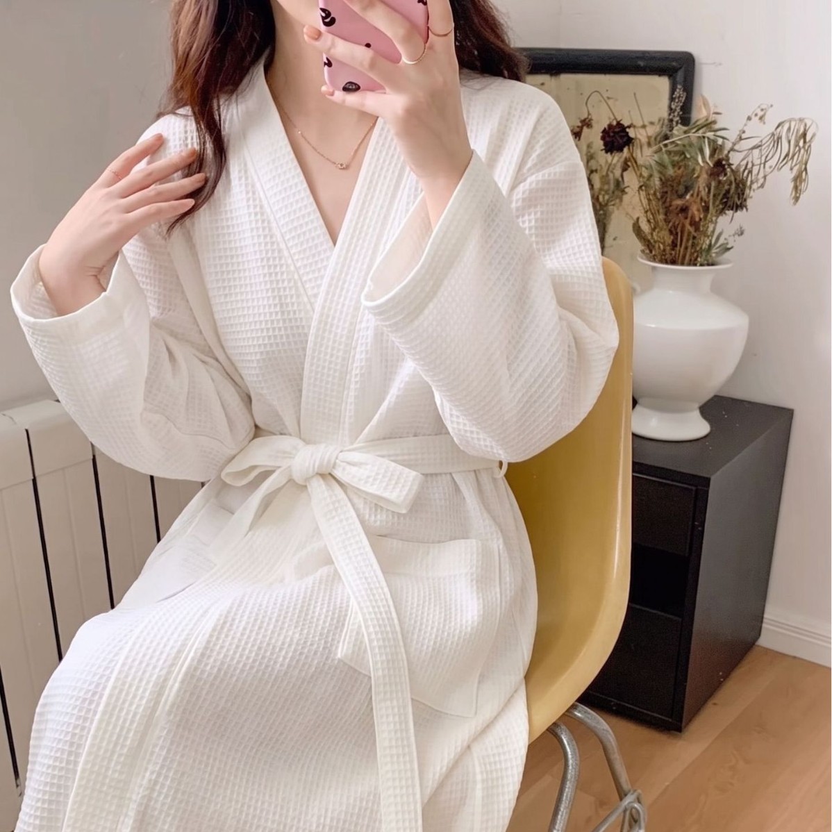 睡袍女春秋2026年长袖浴