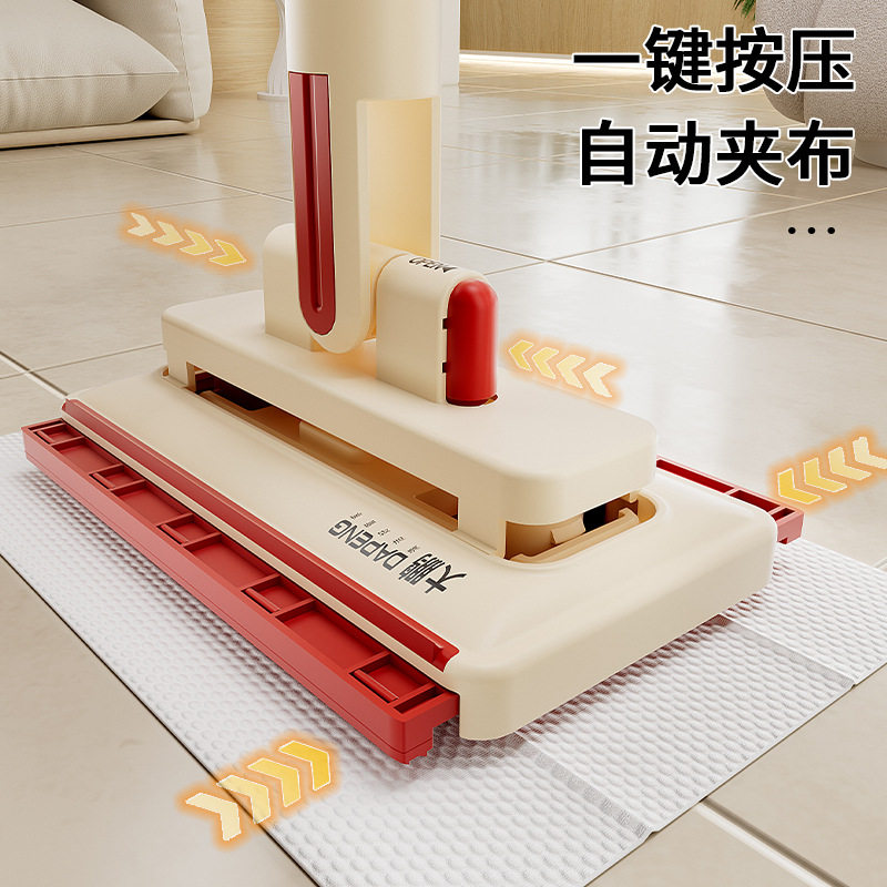夹布拖把洗脸懒人免手迷