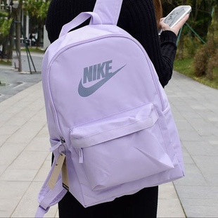 多巴胺 徽标印花 书包双肩包 情侣款 512 Nike 绝绝紫DC4244 耐克