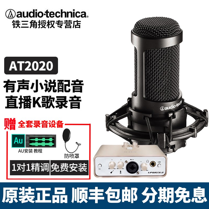 Audio Technica/铁三角 AT2020铁三角AT2020电容