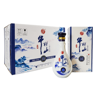 牛栏山北京二锅头典藏15纯粮白酒42度500ml*6瓶清香型优级酒整箱