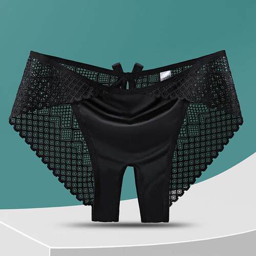 惟尼诗调情性感蕾丝内裤开裆女士丁字裤免脱火辣T裤中低低腰无痕