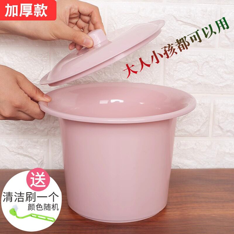 尿桶带盖痰盂老人塑料成