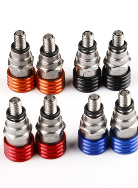 越野摩托车前减震泄气阀M5 M4X0.8螺丝KAYABA改装放气阀减震螺丝