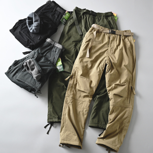 德国精工硬汉型男户外男士防泼水防风软壳裤加绒工装直筒冲锋裤潮
