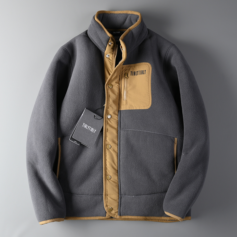 秋冬情侣户外立领休闲夹克外套