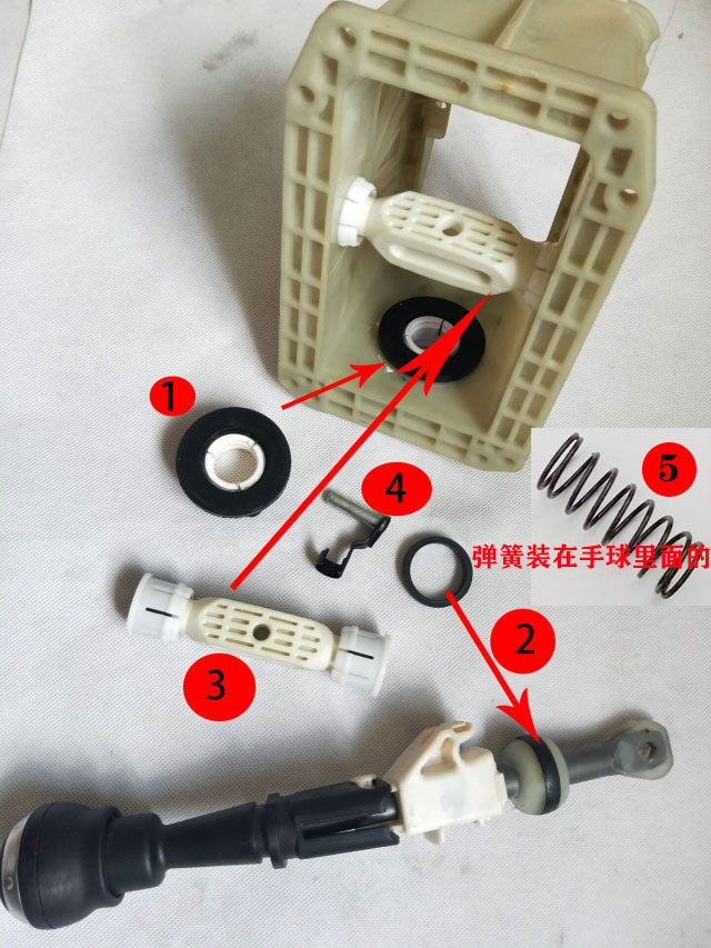 汽车配件排档杆手球底座衬套卡子