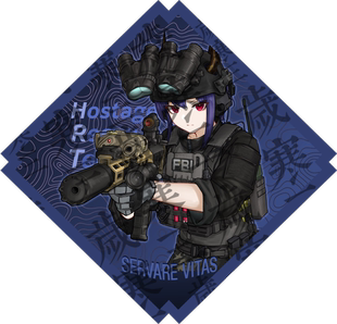 明日方舟丨陈 FBI战术魔术贴 二次元周边徽章战术魔术贴