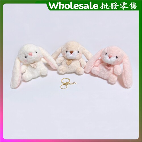 可爱毛绒小兔子公仔钥匙扣小兔子玩具挂件小兔子包包挂饰儿童玩具