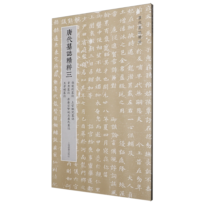 唐代墓志精粹.三,张宠则墓志、上官婉儿墓志、韦秀墓志、唐睿宗贤妃豆卢氏墓志、王芳媚墓志