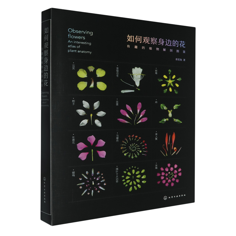 【新华正版】如何观察身边的花(有趣的植物解剖图鉴)(精) 青花鱼 化学工业