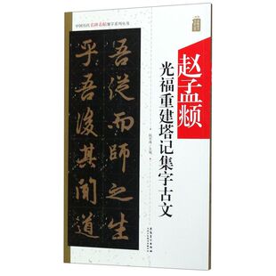 【新华正版】赵孟頫光福重建塔记集字古文/中国历代名碑名帖集字系列丛书 陆有珠 安徽美术
