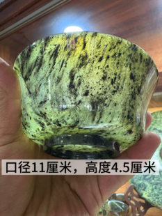 酒泉夜光杯墨玉茶杯茶碗茶盏主人杯薄胎玉碗嘉峪关敦煌旅游纪念品
