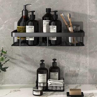 Bathroom Shelf Makeup Storage Organizer Aluminum浴室置物架